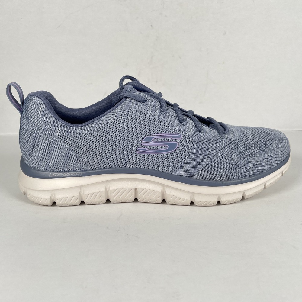 Skechers Shoes Womens Size 9 Blue Lightweight Memory Foam Comfort Walking Lace